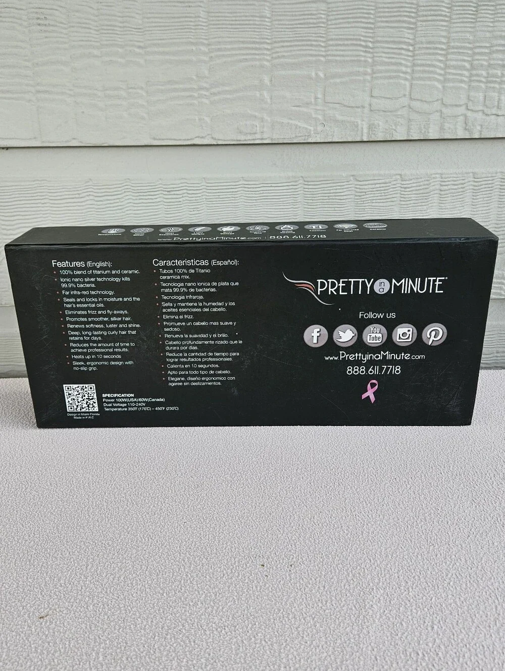 Pretty In A Minute 3-In-1 Wand Curler Titanium Ceramic 1/2